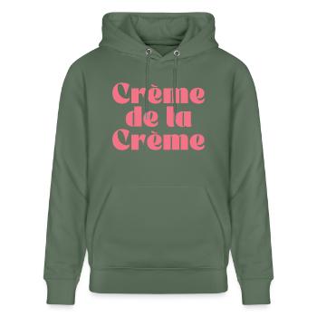 Crème de la Crème - Stanley/Stella Unisex Bio-Hoodie CRUISER  - Tanngrün - Vorne - Alina (178cm) & Michal (187cm)