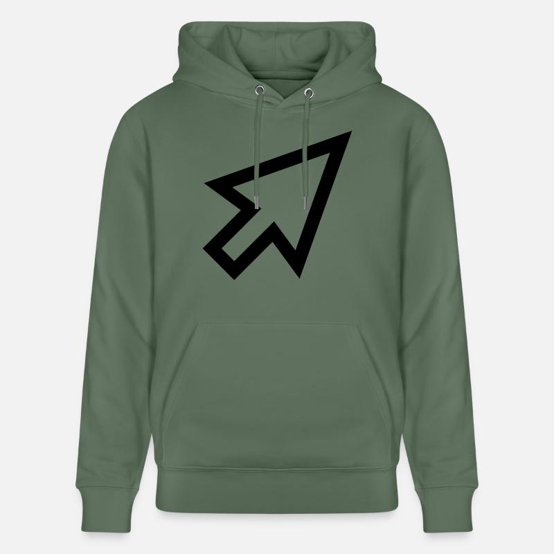 Mouse Cursor - Sweat à capuche bio CRUISER Stanley/Stella Unisexe - vert sapin