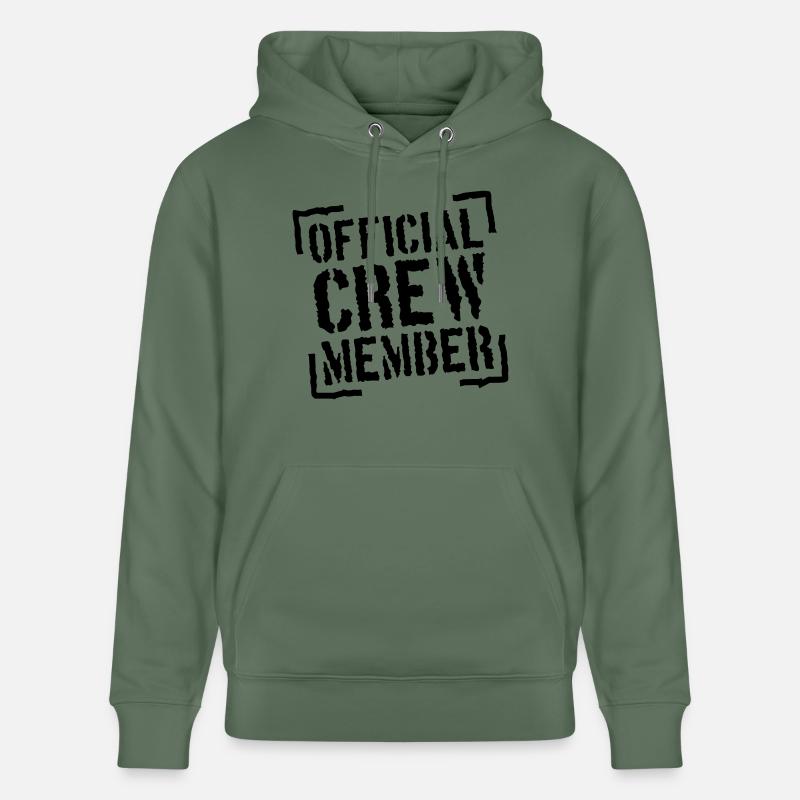Official Crew Member Stamp Logo - Sweat à capuche bio CRUISER Stanley/Stella Unisexe - vert sapin