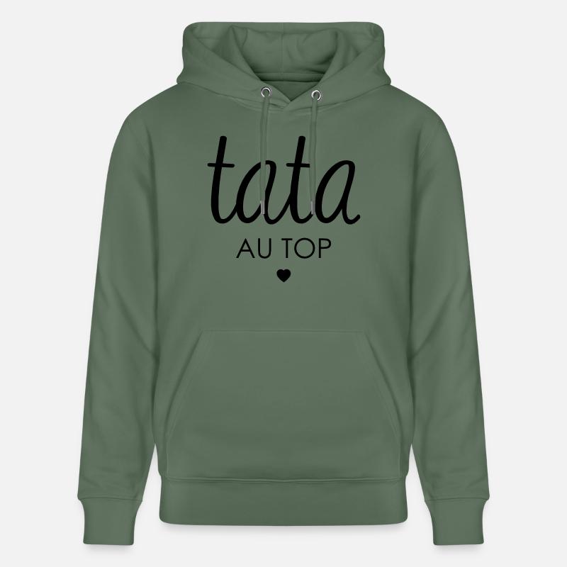TATA AU TOP - Sweat à capuche bio CRUISER Stanley/Stella Unisexe - vert sapin