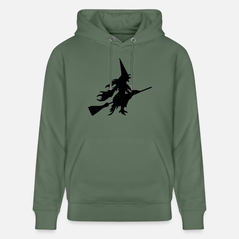 Sorcière - Sweat à capuche bio CRUISER Stanley/Stella Unisexe - vert sapin