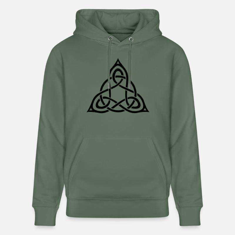ganglions Triangle - Sweat à capuche bio CRUISER Stanley/Stella Unisexe - vert sapin