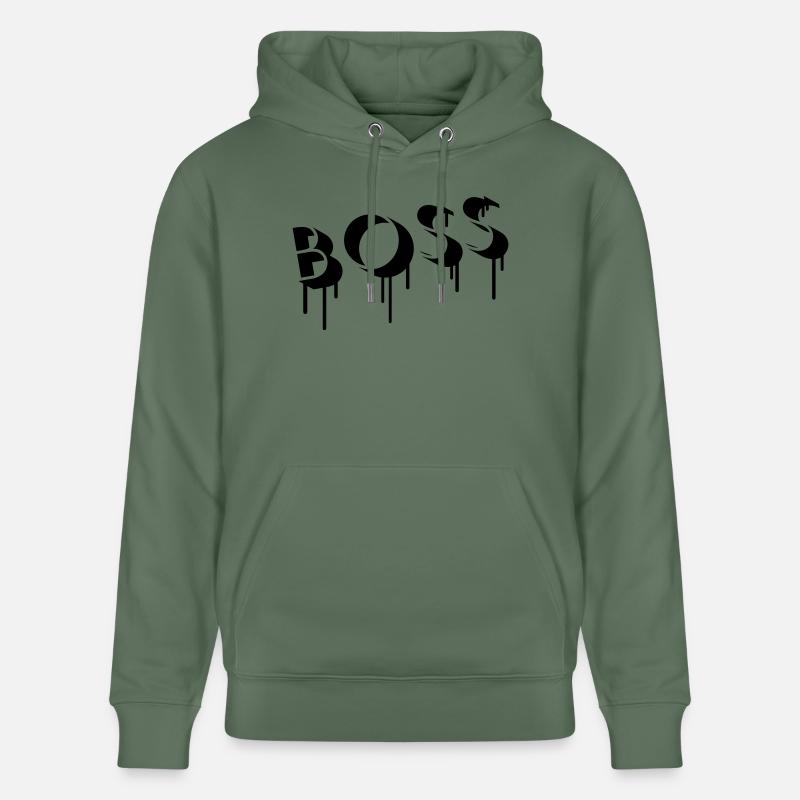 Boss Graffiti - Sweat à capuche bio CRUISER Stanley/Stella Unisexe - vert sapin