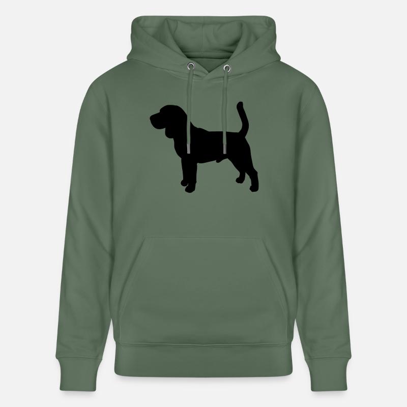 Debout Beagle - Sweat à capuche bio CRUISER Stanley/Stella Unisexe - vert sapin