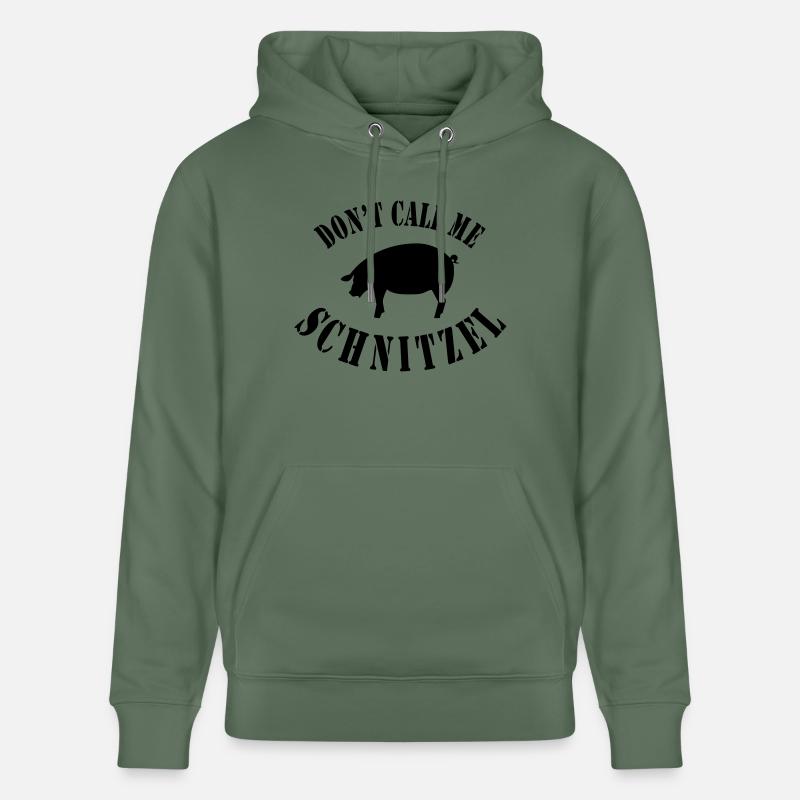 Ne me Schnitzel appeler - Sweat à capuche bio CRUISER Stanley/Stella Unisexe - vert sapin