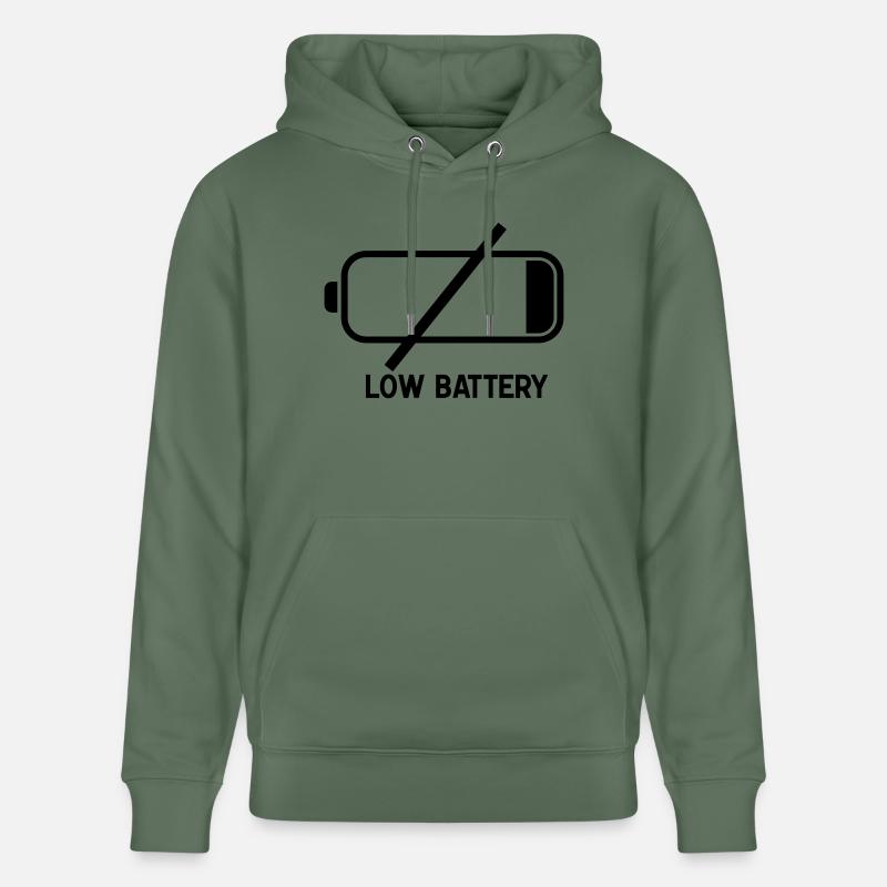low_batteryf1 - Sweat à capuche bio CRUISER Stanley/Stella Unisexe - vert sapin