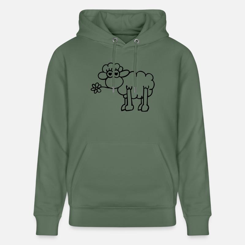 Verliebtes Schaf - Sweat à capuche bio CRUISER Stanley/Stella Unisexe - vert sapin