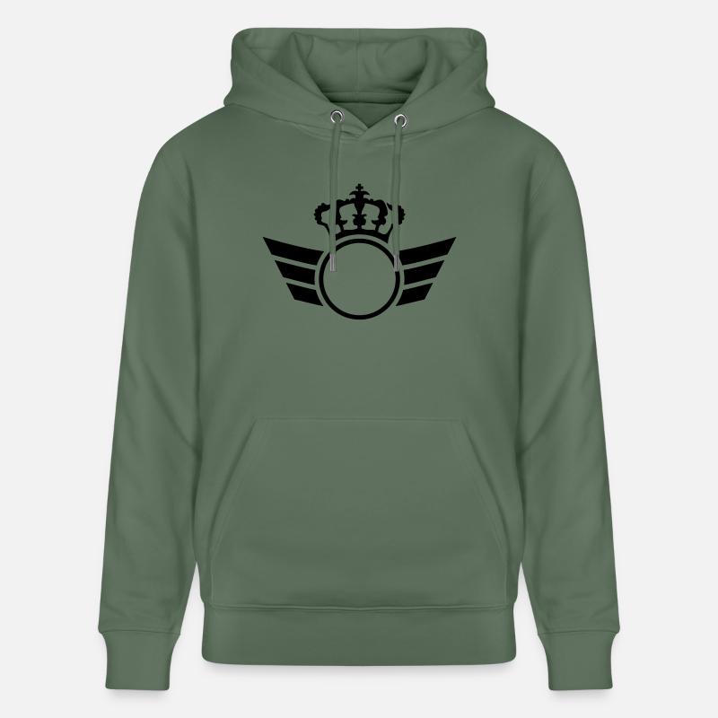 Crown Logo - Sweat à capuche bio CRUISER Stanley/Stella Unisexe - vert sapin