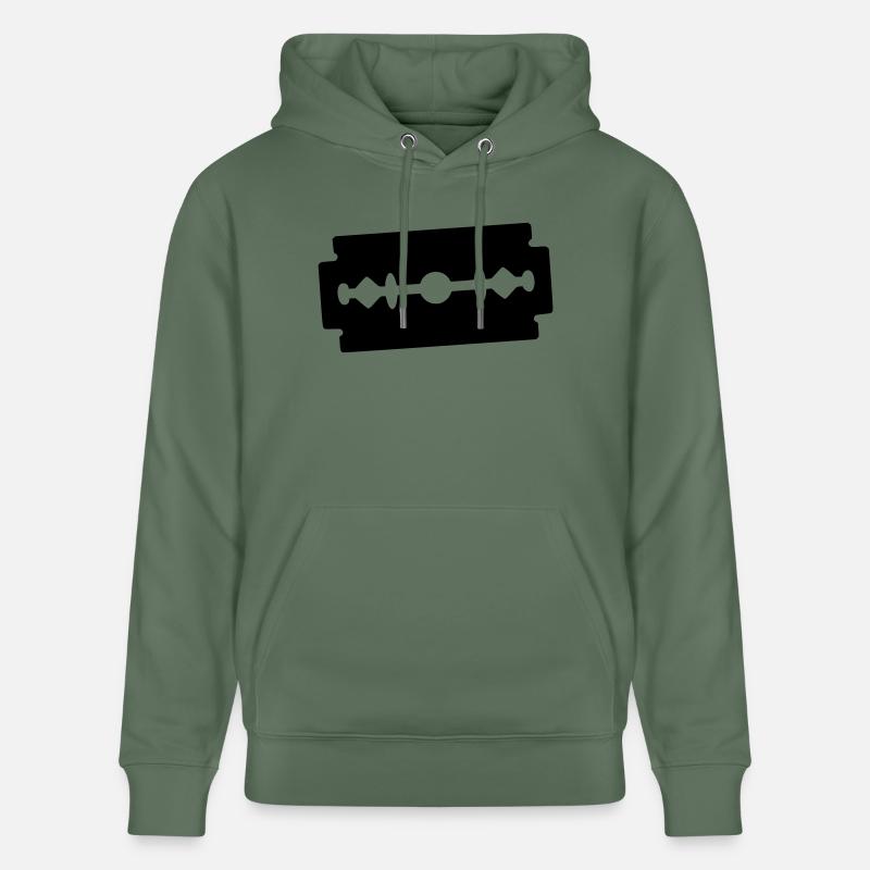 Rasierklinge Symbol - Stanley/Stella Unisex Bio-Hoodie CRUISER  - Tanngrün