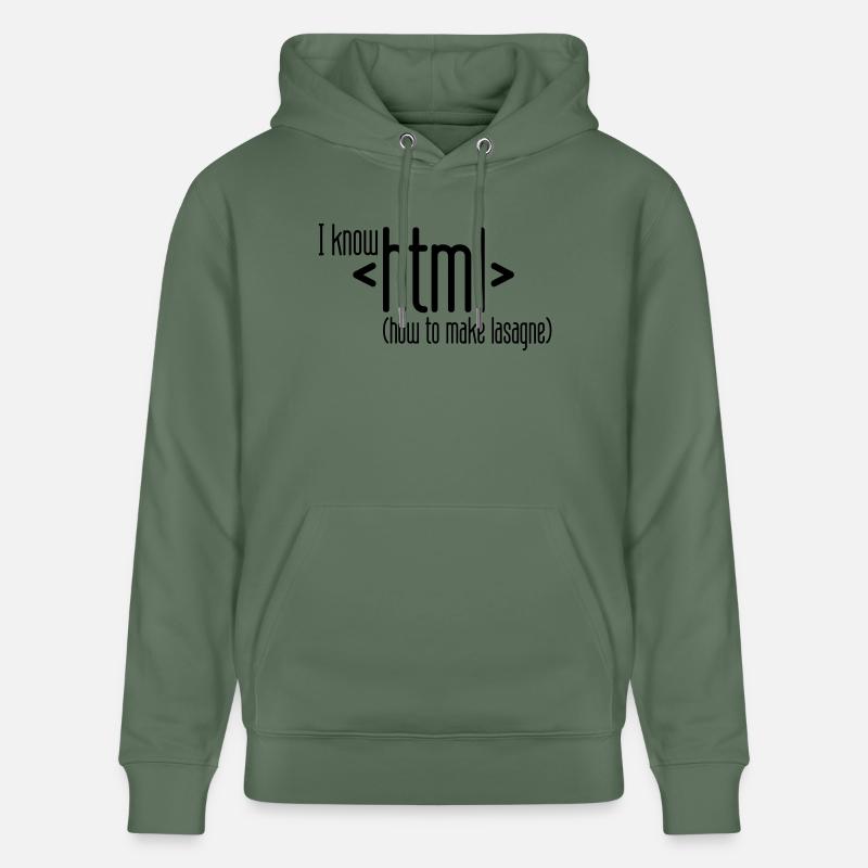 je sais html - Sweat à capuche bio CRUISER Stanley/Stella Unisexe - vert sapin