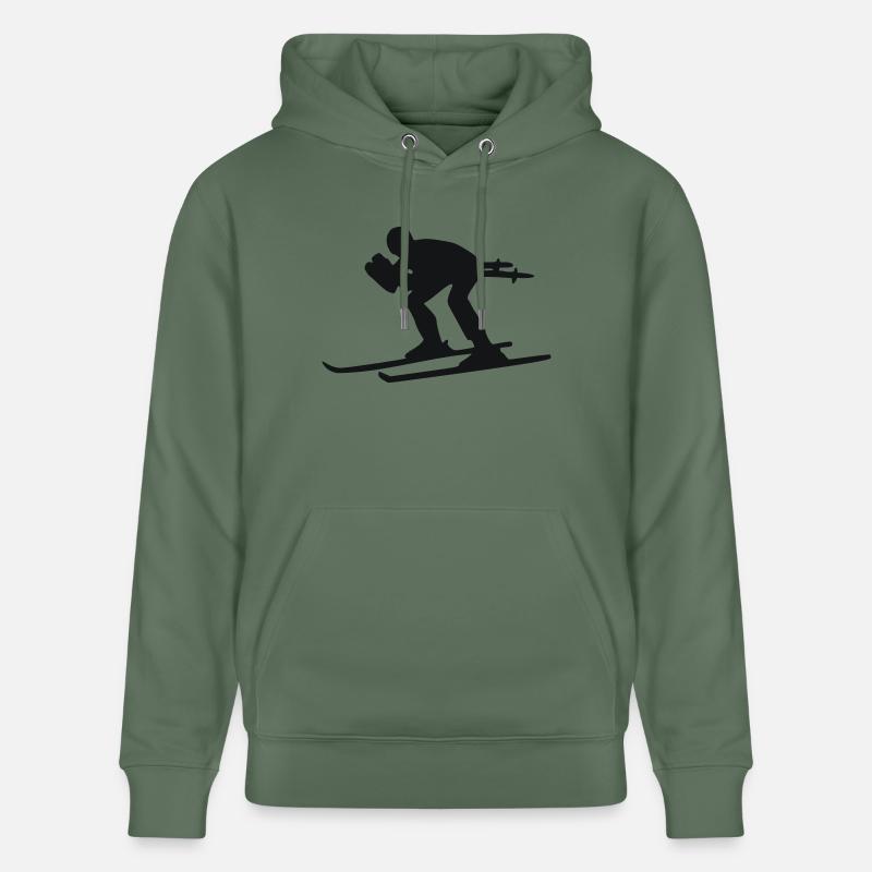 Ski - Sweat à capuche bio CRUISER Stanley/Stella Unisexe - vert sapin