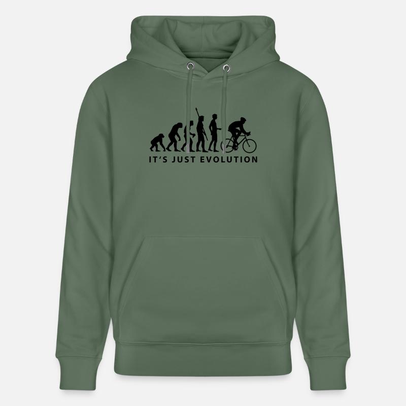 biker evolution - Sweat à capuche bio CRUISER Stanley/Stella Unisexe - vert sapin