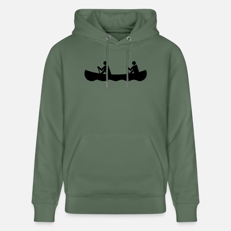 canoë - Sweat à capuche bio CRUISER Stanley/Stella Unisexe - vert sapin