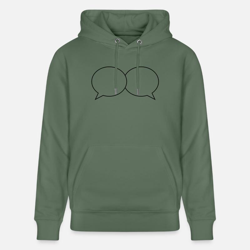 chat de bulle vocale - Sweat à capuche bio CRUISER Stanley/Stella Unisexe - vert sapin