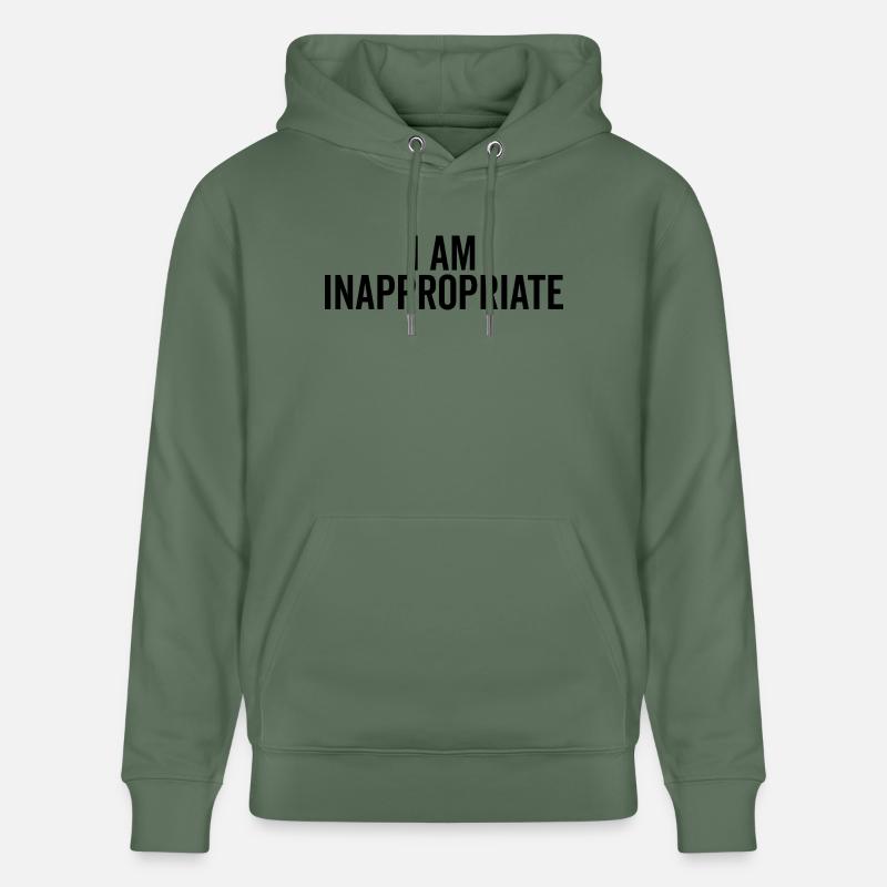 Je ne suis pas approprié - Sweat à capuche bio CRUISER Stanley/Stella Unisexe - vert sapin