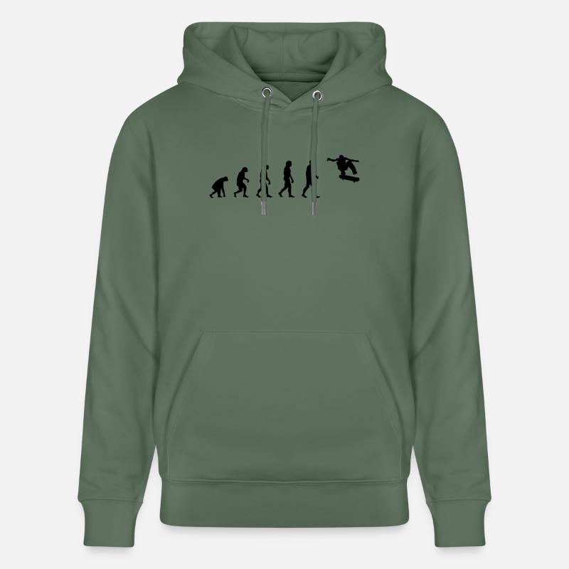 Evolution Skate - Sweat à capuche bio CRUISER Stanley/Stella Unisexe - vert sapin