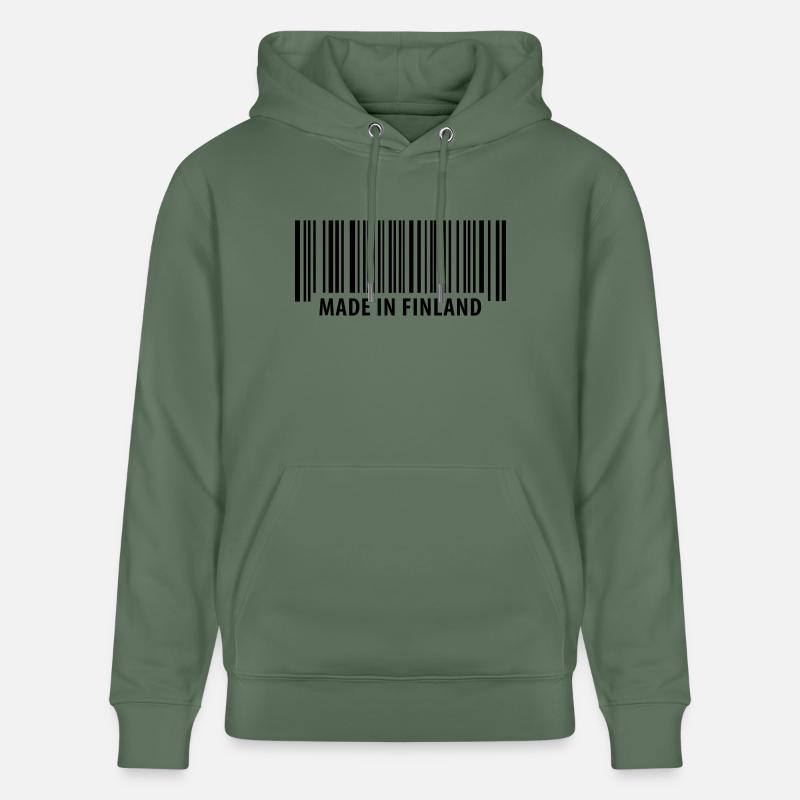 Made in Finland - Suomi - Sweat à capuche bio CRUISER Stanley/Stella Unisexe - vert sapin