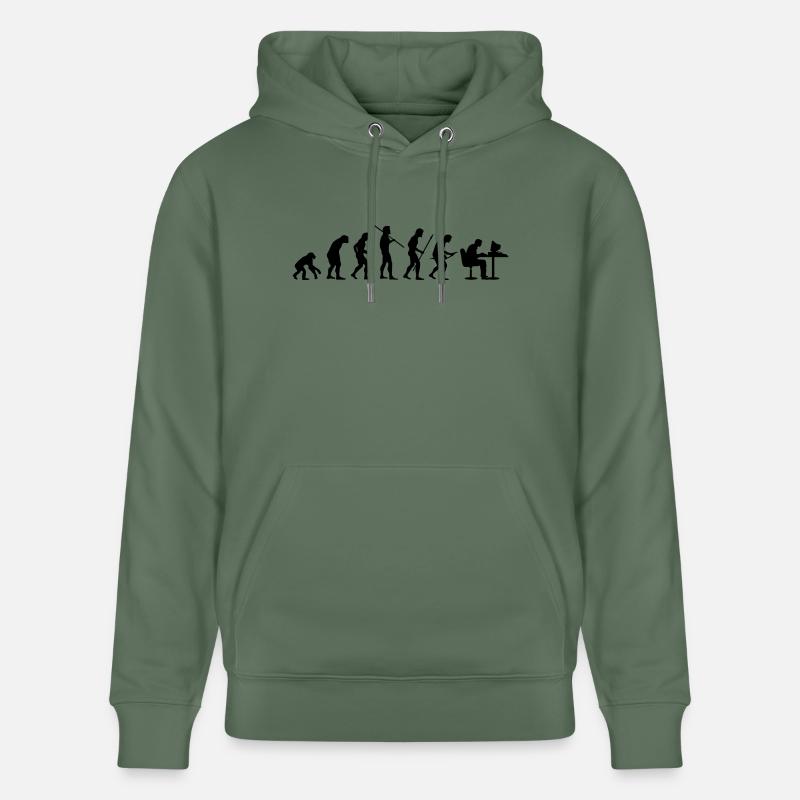 Evolution - Sweat à capuche bio CRUISER Stanley/Stella Unisexe - vert sapin