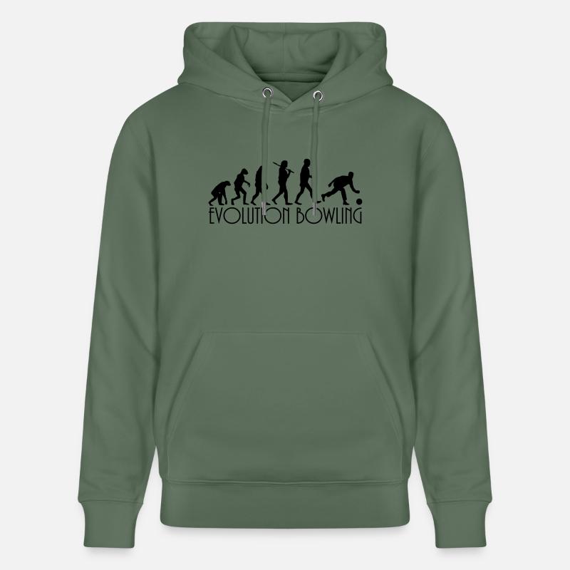 évolution Bowling - Sweat à capuche bio CRUISER Stanley/Stella Unisexe - vert sapin