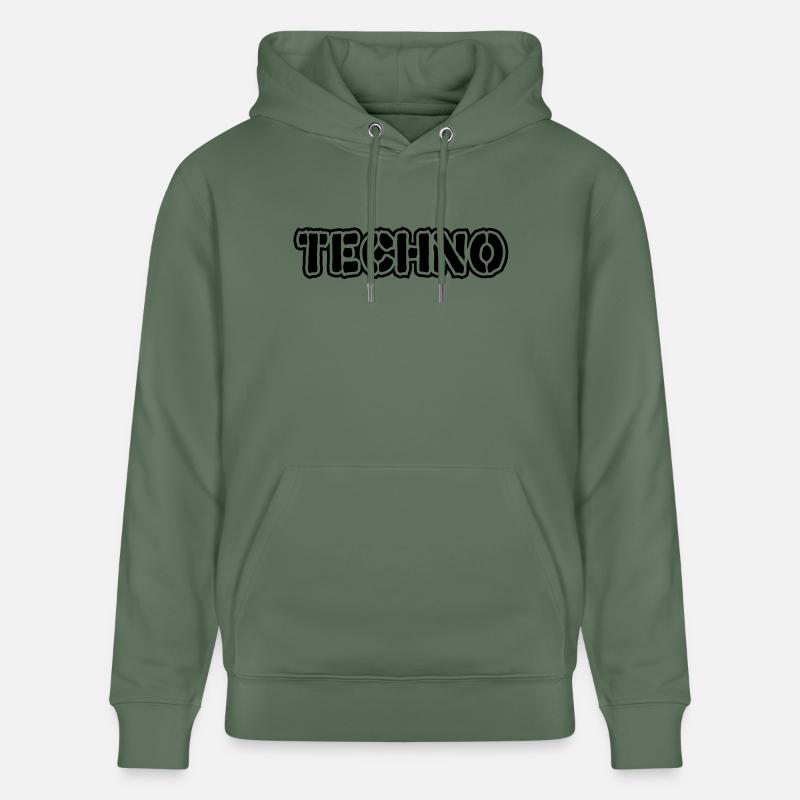 Techno__V009 - Sweat à capuche bio CRUISER Stanley/Stella Unisexe - vert sapin