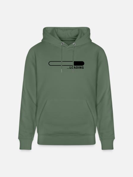 loading_balken_f1_ - Stanley/Stella CRUISER Unisex Organic Hoodie - cypress green