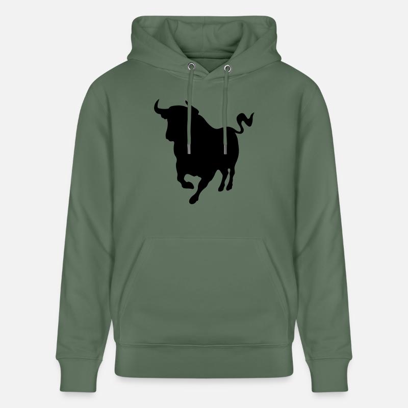 Taurus - Sweat à capuche bio CRUISER Stanley/Stella Unisexe - vert sapin