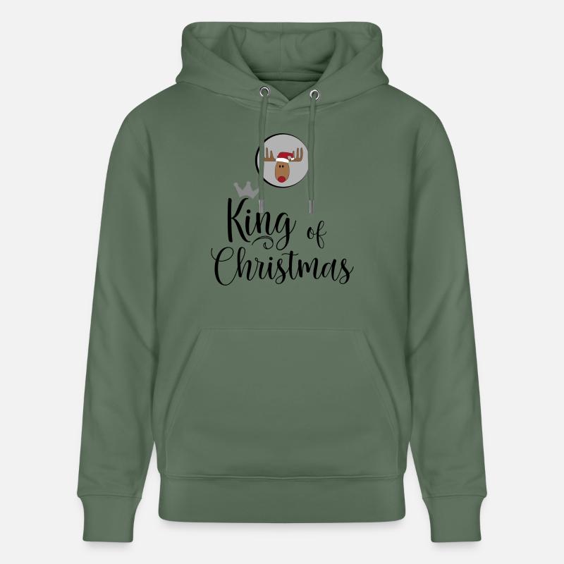 Roi de Noël - Sweat à capuche bio CRUISER Stanley/Stella Unisexe - vert sapin