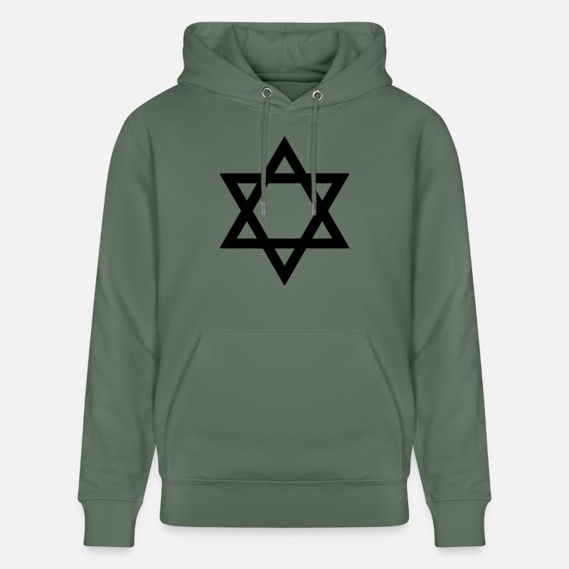 Étoile de David - Sweat à capuche bio CRUISER Stanley/Stella Unisexe - vert sapin