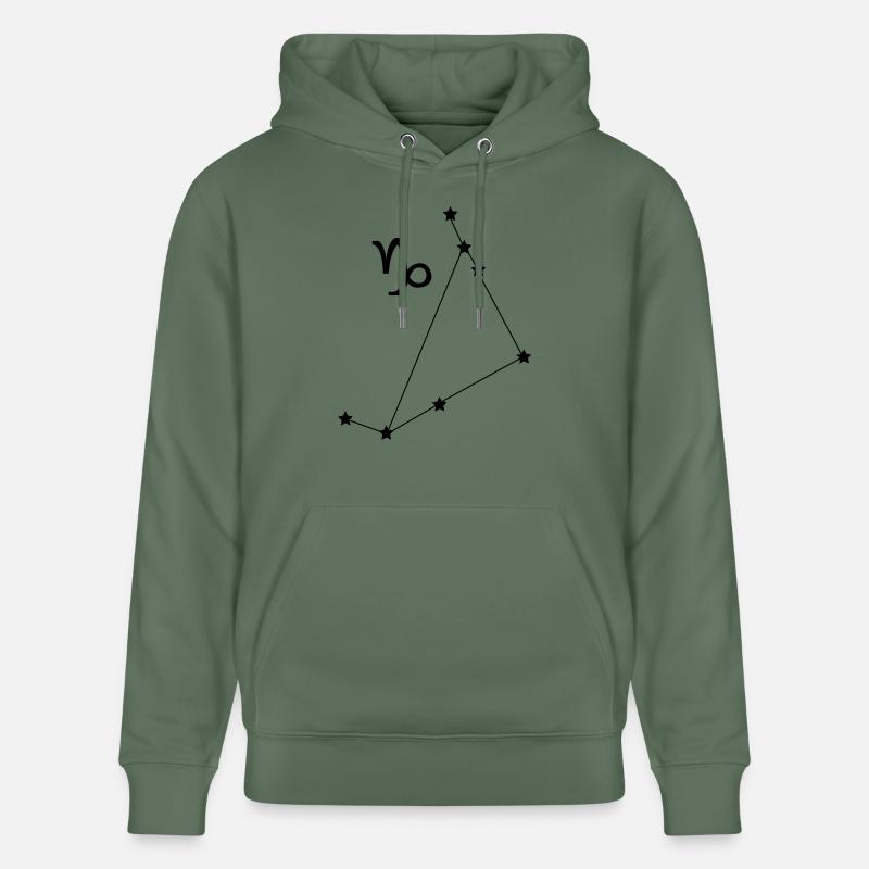 Sternbild Steinbock Sternzeichen - Stanley/Stella Unisex Bio-Hoodie CRUISER  - Tanngrün