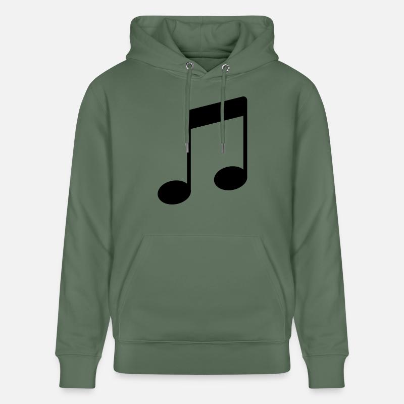 note_icon - Stanley/Stella Unisex Bio-Hoodie CRUISER  - Tanngrün