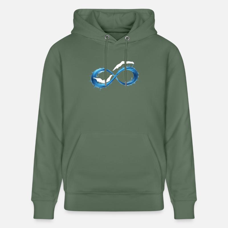 Natation Infinity Wave - Sweat à capuche bio CRUISER Stanley/Stella Unisexe - vert sapin