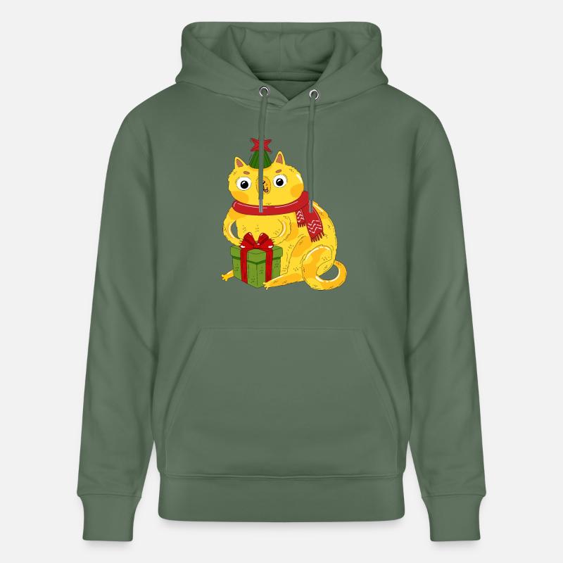 Chat et coffret cadeau - Sweat à capuche bio CRUISER Stanley/Stella Unisexe - vert sapin
