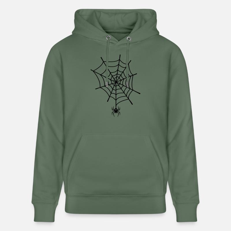 Araignée - Sweat à capuche bio CRUISER Stanley/Stella Unisexe - vert sapin