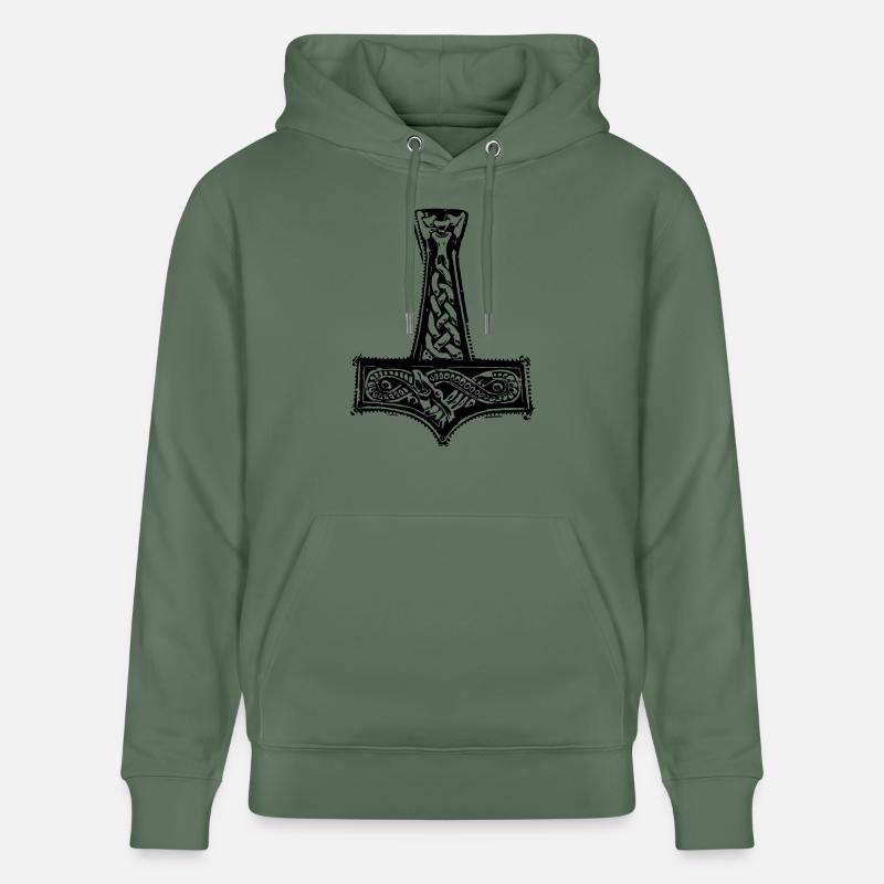 mjolnir - Sweat à capuche bio CRUISER Stanley/Stella Unisexe - vert sapin