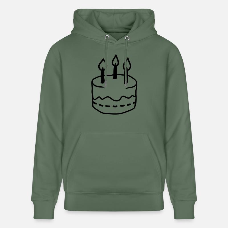 Gâteau - Line - Sweat à capuche bio CRUISER Stanley/Stella Unisexe - vert sapin