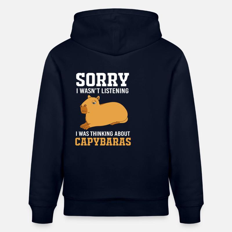 Capybara Capibara - Stanley/Stella Unisex Bio-Hoodie CRUISER  - Navy