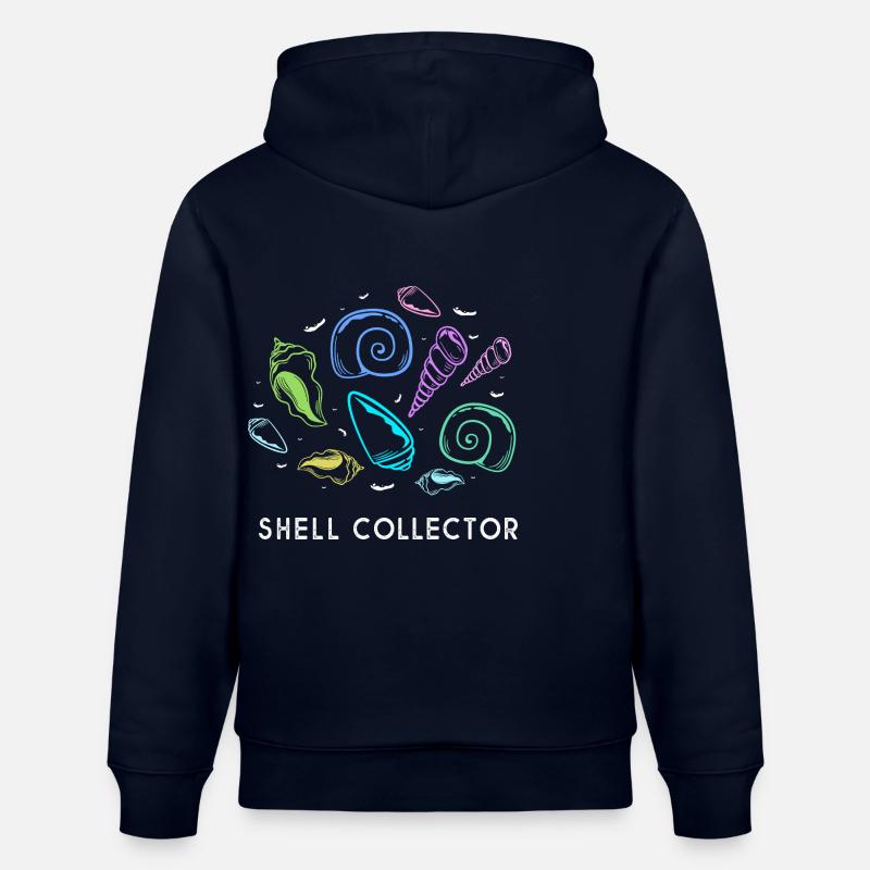 Coque collectrice d’obus - Sweat à capuche bio CRUISER Stanley/Stella Unisexe - marine