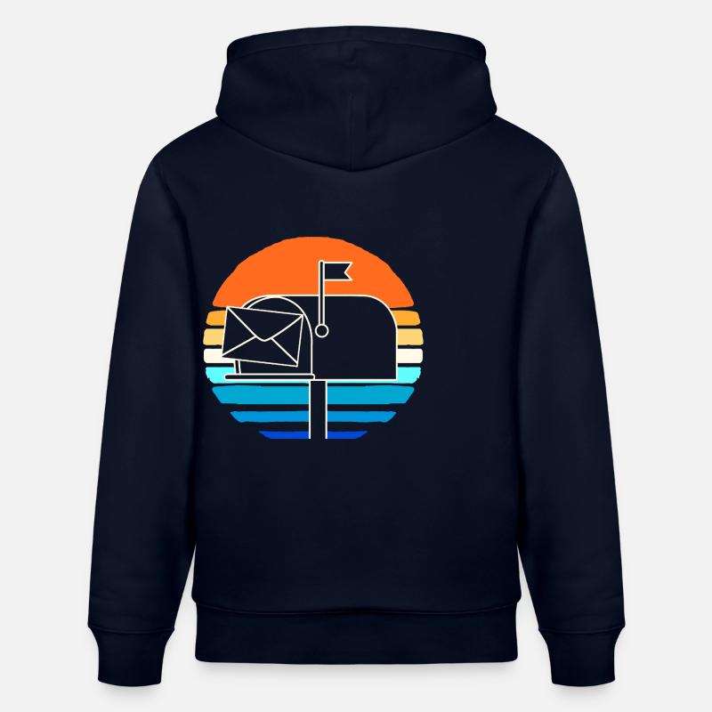 Cachet de la poste - Sweat à capuche bio CRUISER Stanley/Stella Unisexe - marine