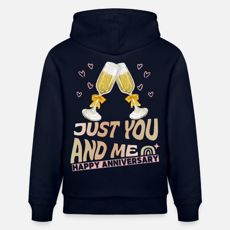 Anniversaire de mariage Anniversaire Dicton - Sweat à capuche bio CRUISER Stanley/Stella Unisexe - marine