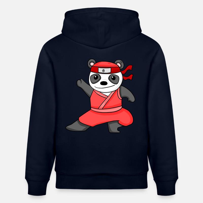 Ninja Panda - Sweat à capuche bio CRUISER Stanley/Stella Unisexe - marine