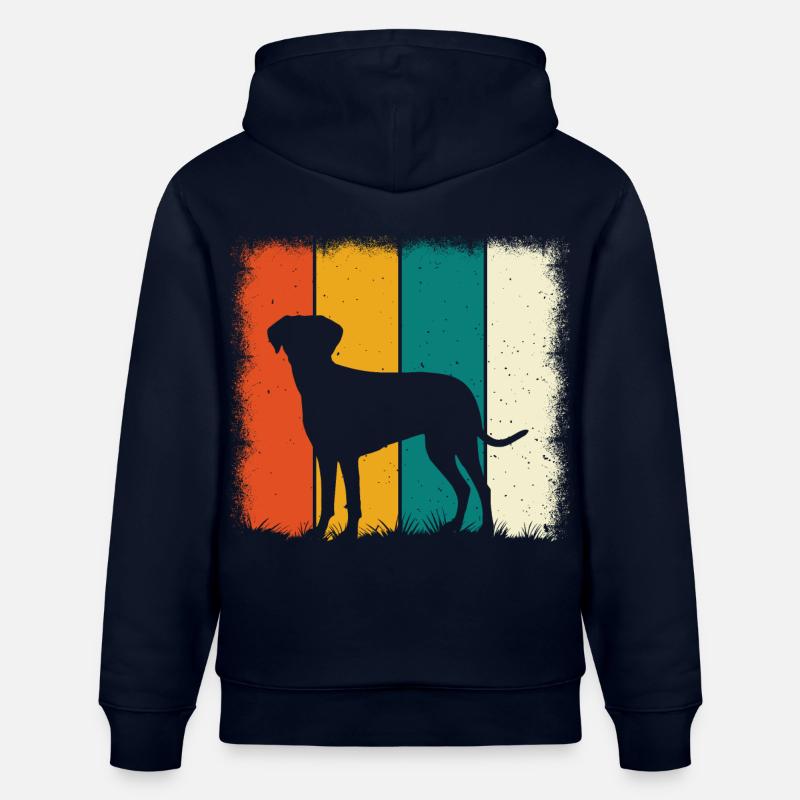 Labrador Rétro - Sweat à capuche bio CRUISER Stanley/Stella Unisexe - marine