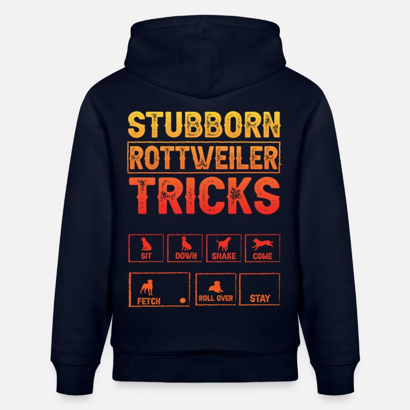 Astuces tenaces de Rottweiler - Sweat à capuche bio CRUISER Stanley/Stella Unisexe - marine