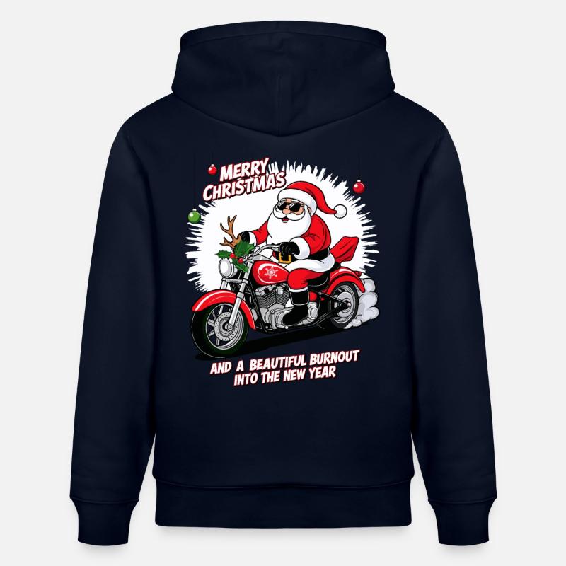 Père Noël à bascule - Sweat à capuche bio CRUISER Stanley/Stella Unisexe - marine