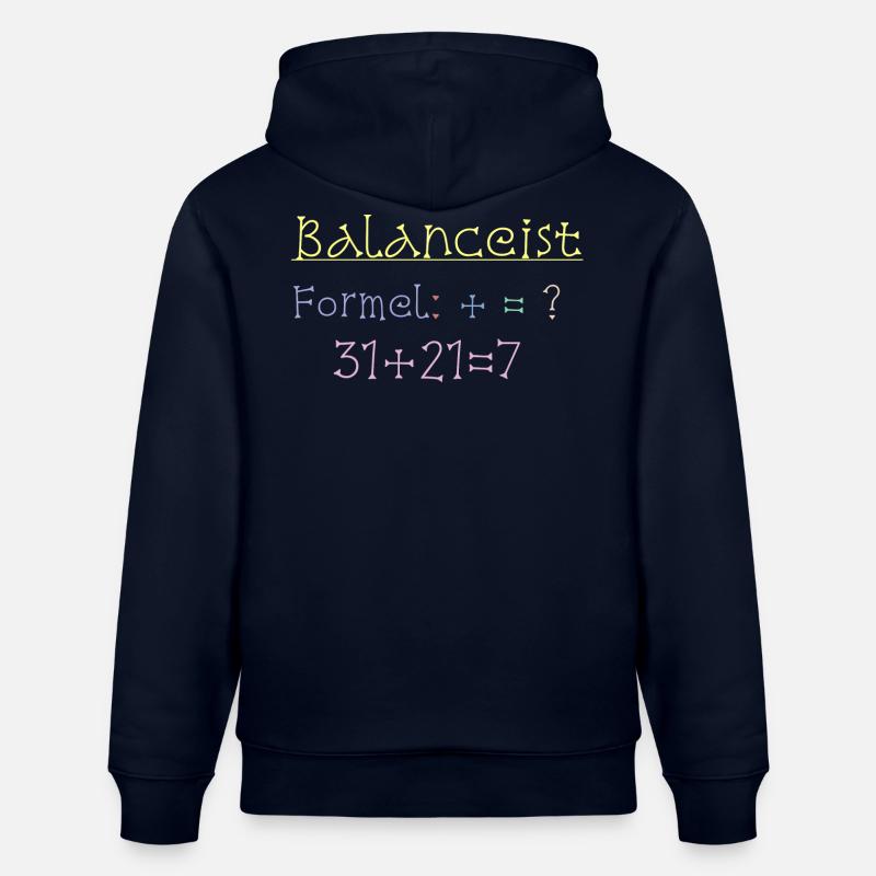 Équilibriste #1Neu 5 - Sweat à capuche bio CRUISER Stanley/Stella Unisexe - marine