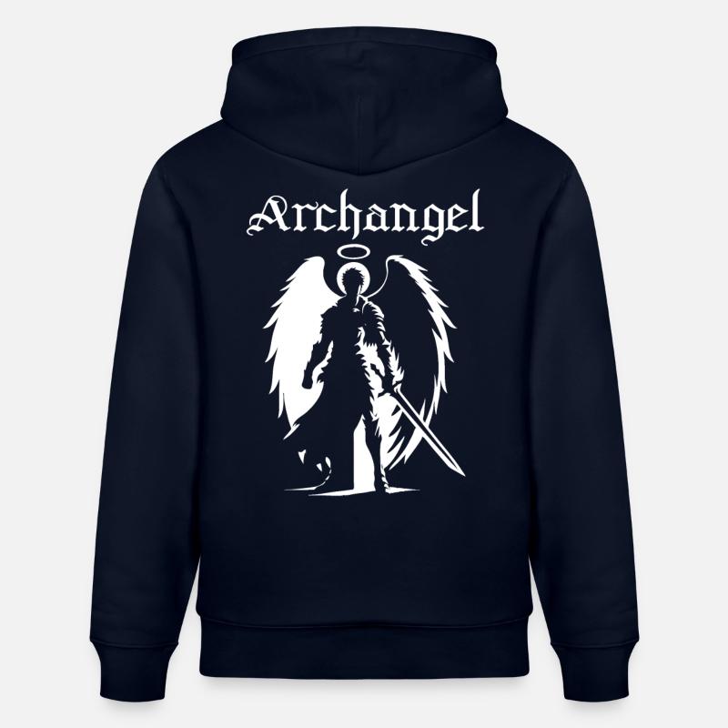 Archange - Combattant céleste - Sweat à capuche bio CRUISER Stanley/Stella Unisexe - marine