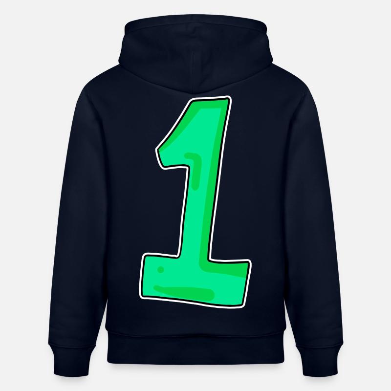 1 vert - Sweat à capuche bio CRUISER Stanley/Stella Unisexe - marine