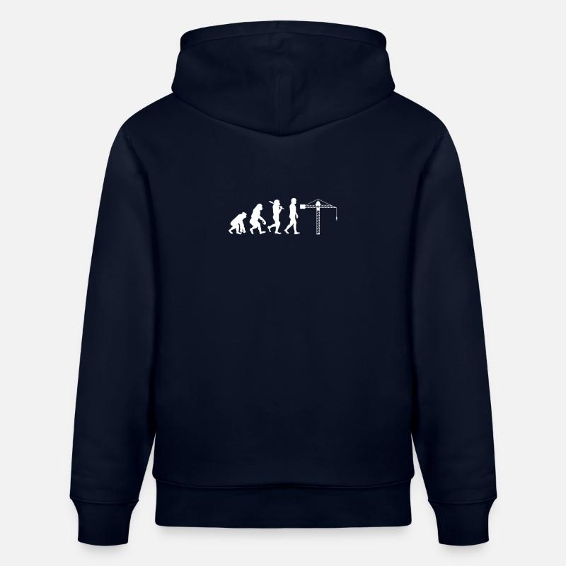 Kranführer Evolution - Stanley/Stella Unisex Bio-Hoodie CRUISER  - Navy