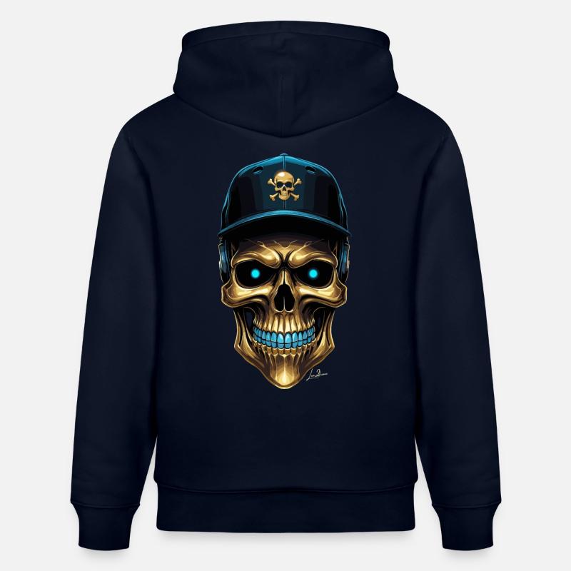 Crâne urbain casquette baseball - Sweat à capuche bio CRUISER Stanley/Stella Unisexe - marine
