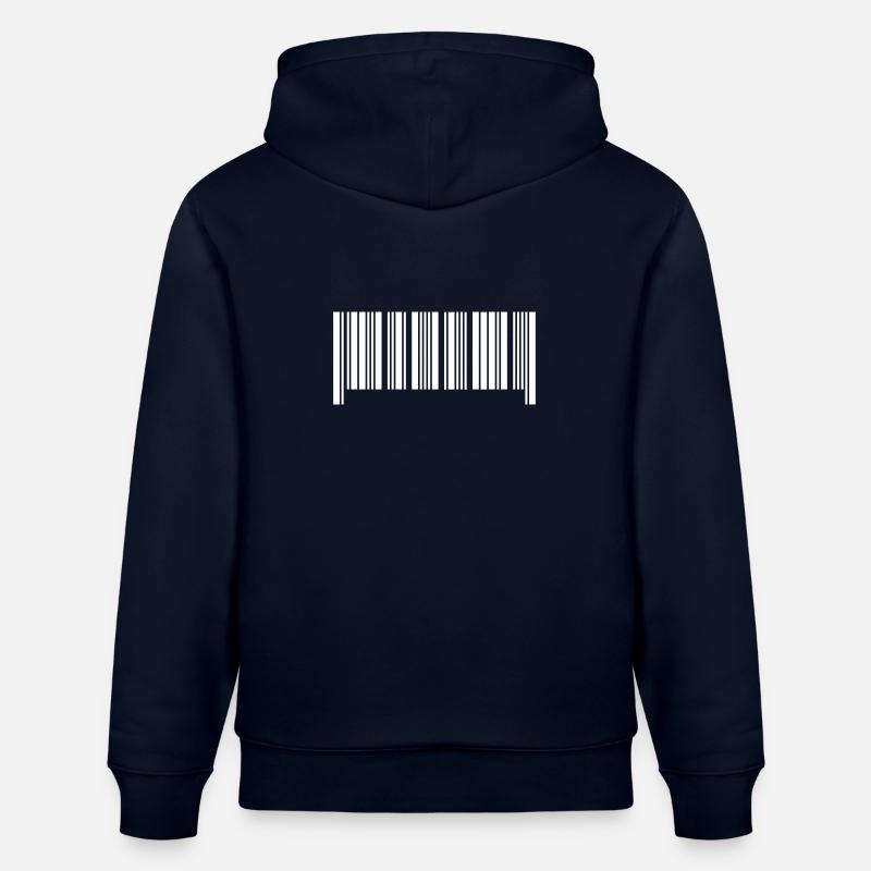 Barcode II - Sweat à capuche bio CRUISER Stanley/Stella Unisexe - marine