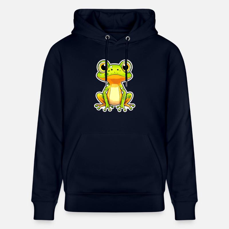 Grenouille Grenouille verte Frog - Sweat à capuche bio CRUISER Stanley/Stella Unisexe - marine